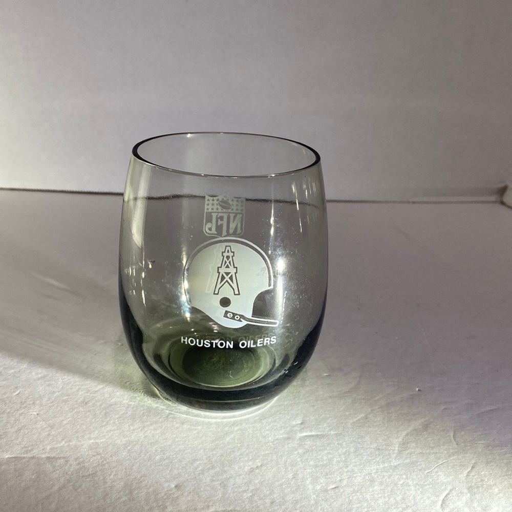 NFL Houston Oilers glass
